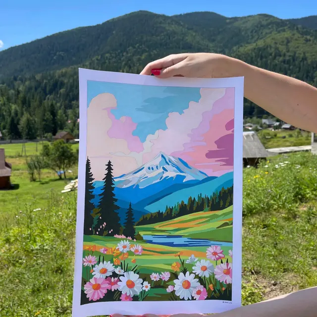 Coloring page by Ksenia